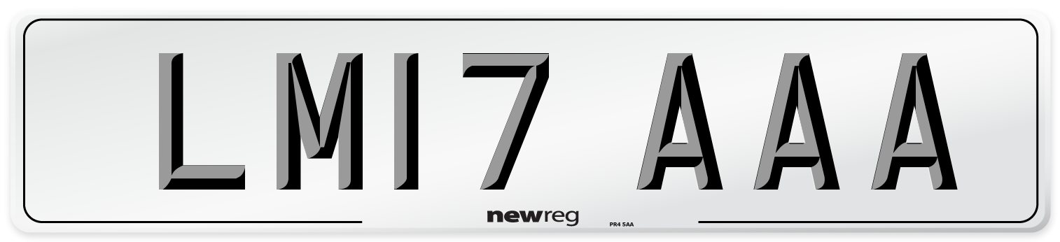 LM17 AAA Number Plate from New Reg